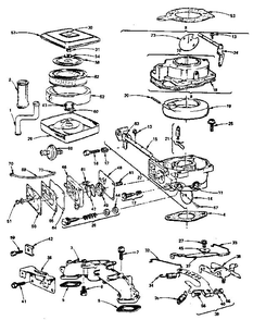 Air Cleaner-Carburetor Group Diagram and Parts List for 402417 0660-01 - 0660-01 Briggs and Stratton Engine